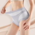 thumbnail image 6 of Womens Underwear Comfortable Full Coverage High Waist Abdominal Thin Ice Non Marking Body Shaping Briefs Breathable Panties,Hot Sales,Under $1, 6 of 9