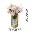thumbnail image 3 of Mini Car Flower Vase Ornament, Simulated Daisy Gypsophila Center Console Decor, Auto Interior Accessories with Adhesive Base for Dashboard, Car Accessories Gifts for Women, Car Decorations for Women, 3 of 6