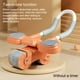 thumbnail image 5 of Toystoory Rueda abdominal con contador digital Ejercitador rodante automático Soporte femenino para el hogar Entrenador Rodillo Gimnasio Fitness Accesorios para máquinas de ejercicios Naranja, 5 of 6