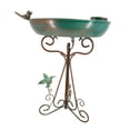 thumbnail image 4 of Comedero para pájaros de metal, bebedero para pájaros, resistente a intemperie, estilo vintage, de hierro forjado, ideal para decorar jardines,, 4 of 8