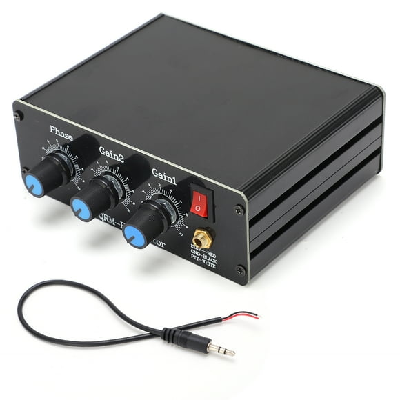 Eliminador QRM de aleación de aluminio XPhase 130 MHz Bandas HF Receptor de señal de radio Control PTT incorporado