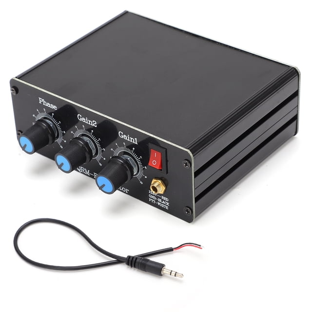 Eliminador QRM de aleación de aluminio XPhase 130 MHz Bandas HF Receptor de señal de radio Control PTT incorporado