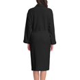 thumbnail image 2 of Long Sleeve Robe for Women Fuzzy Loungewear Oversized Warm Women's Robes Bath Womens Bathrobe Black, 2 of 9