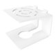 thumbnail image 3 of Altavoz de escritorio Soporte para altavoz Amplificador de altavoz de diseño hueco de metal resistente 20x19.5x14.5cm, 3 of 9