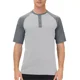 thumbnail image 5 of Playera Manga Corta Cuello Henley Moda Con Bloques De Color, 5 of 8