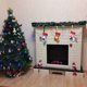 thumbnail image 4 of Liquidación de Apmemiss: soportes para calcetines navideños para repisas, ganchos para colgar calcetines navideños, decoraciones navideñas para fiestas navideñas, chimeneas y mostradores., 4 of 5