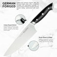 thumbnail image 4 of 8” Chef Knife – Razor Sharp German Steel DIN1.4116 – All-Purpose Kitchen Knife for Slicing, Dicing & Chopping – Full Tang & Ergonomic Handle – Home Essential Kitchen Knife – Gift Box – Velina series, 4 of 8