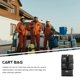 thumbnail image 2 of Organizador de carrito de limpieza impermeable de alta capacidad con 5 bolsillos, bolsa para carrito de limpieza, carritos de limpieza con ruedas., 2 of 6