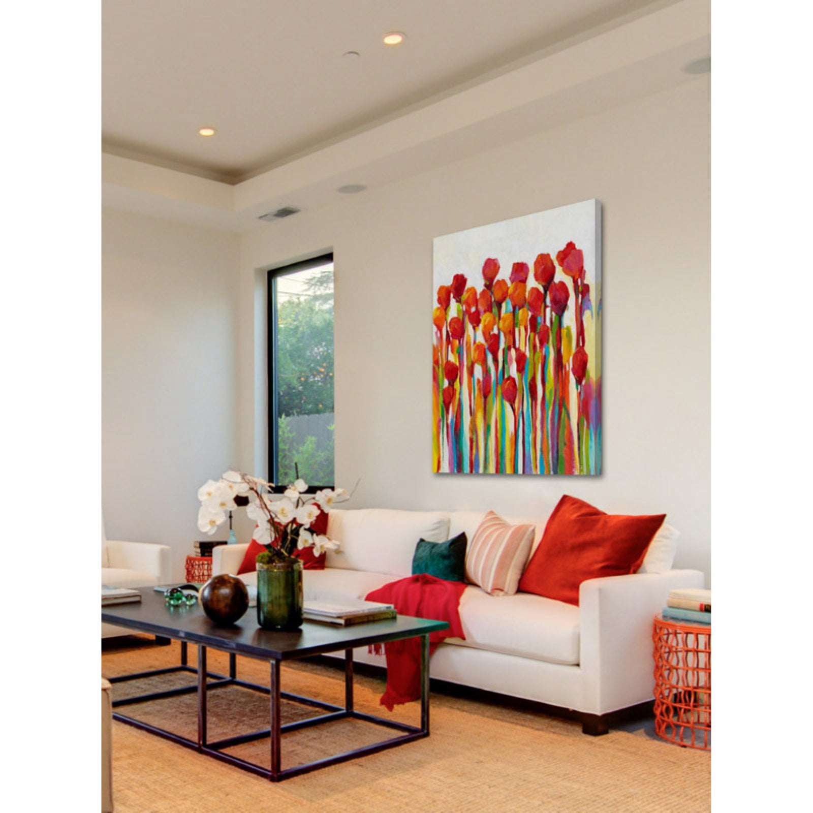 Marmont Hill Bursting with Color I Painting Print on Wrapped Canvas