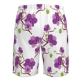 thumbnail image 6 of Naloa Orchids Flowers Men's Beach Shorts, Surfing shorts, Swim trunks, Quick Dry Swim Trunks for Surfing Beach Fun - X-Large, 6 of 9