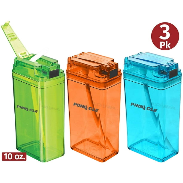 Pinnacle Thermoware Kids Water Bottle with Straw Reuasable Juice Boxes