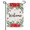 Garden Flag-1, variant on Red Rose Floral Garden Flag 12×18in Double Sided Soft Floral Heart Botanical UV Protected Fade Resistant Weatherproof Decor For Outdoor Porch Lawn Patio Yard Home