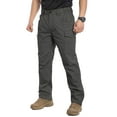 thumbnail image 5 of MANSDOUR Men's Stretch Ripstop Tactical Pants Water Resistant Flex Cargo Pants Lightweight EDC Operator Work Utility Pants Dark Gray 32x30, 5 of 8