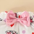thumbnail image 6 of Baby Girl Clothes Outfit Ruffle Cartoon Elephant Romper Bowknot Print Trousers Pants Clothing Sets for Fall Winter Newborn Infant Baby Girls 0 3 6 9 12 18 Months, 6 of 6