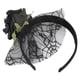 thumbnail image 4 of Diadema de rosas artificiales de gasa para niñas, exquisita banda para el pelo, accesorios de disfraz para fiesta de disfraces de Halloween, 4 of 5