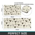 thumbnail image 7 of Beige Chicken Sketch Pattern Kitchen Rugs Sets Of 2,Anti Fatigue Kitchen Mat Rugs Non Slip Washable,Decorative Kitchen Floor Mats for Kitchen,Sink,Laundry,17"x30"+17"x47", 7 of 7