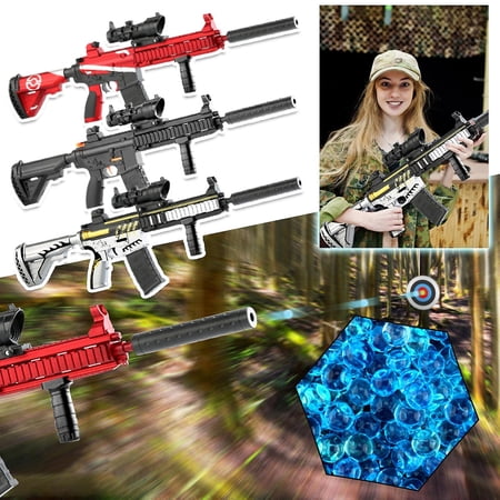 New M416 Manual & Electric Splatter Gun 2-in-1 Gel Ball Blaster With ...