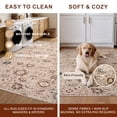 thumbnail image 4 of ECARPET Lunelle Machine Washable Traditional Area Rug, Vintage Distressed Non-Slip Carpet for Living Room & Dining Room, 4 of 8