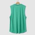 thumbnail image 5 of Hessimy Men's Cotton Sleeveless T Shirts, Breathable & Moisture Wicking with Odor Control（Light Blue,XL), 5 of 6