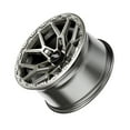 thumbnail image 7 of RockTrix RT107 20 inch Wheel for 2004-2026 Ford F150, 20x9 6x135 Rims -12mm Offset, 4.5in Backspacing, Machined Silver, 2500 lb Weight Rating, Also compatible with Bronco Raptor F150 Lightning, 7 of 7