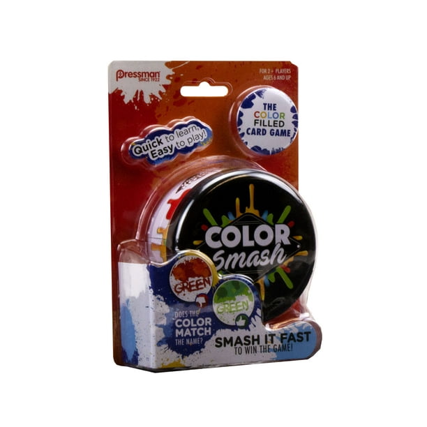 Pressman Color Smash - The Fast Moving Card Game of Color Coordination!