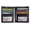 Black, variant on European Hipster Large Credit Card Holder Bifold Mens Wallet Black