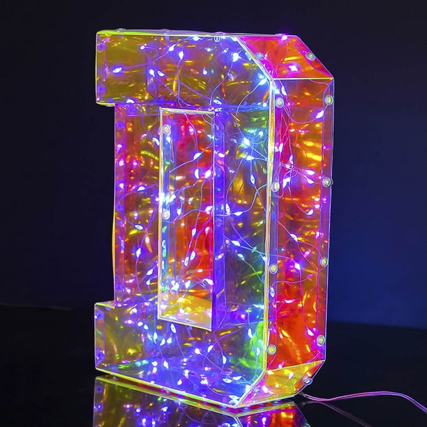 Xihbxyly Luces Led para San Valentín, Decoración Alfanumérica Colorida, 100 Cuentas, Letras para Exhibir, Decoración Festiva para Bodas, Funciona con Pilas Usb, 25 X 17 X 6 Cm