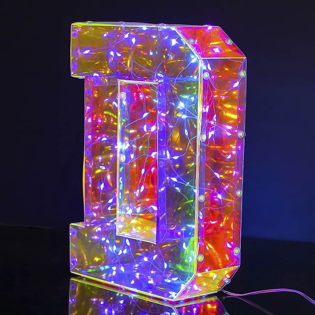 Xihbxyly Luces Led para San Valentín, Decoración Alfanumérica Colorida, 100 Cuentas, Letras para Exhibir, Decoración Festiva para Bodas, Funciona con Pilas Usb, 25 X 17 X 6 Cm