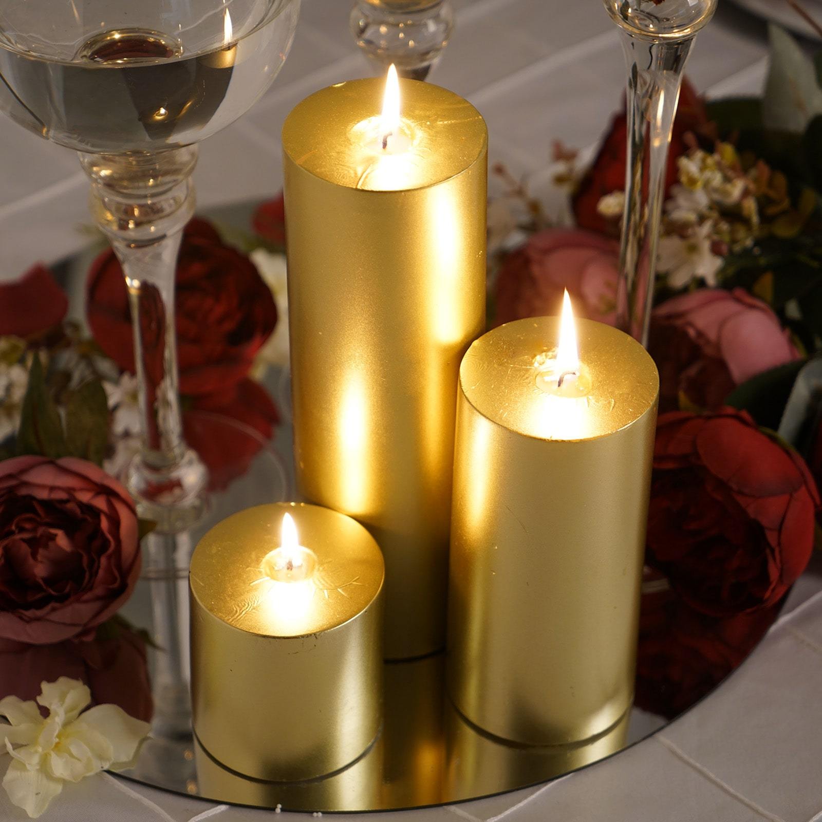 cheap pillar candles for wedding