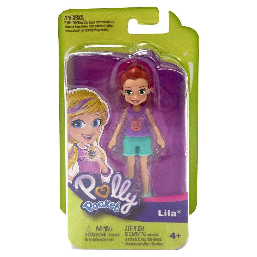 Polly Pocket Doll With Trendy Outfit