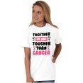 thumbnail image 5 of Together Tougher Than Breast Cancer Women's Graphic T Shirt Tees Brisco Brands S, 5 of 5