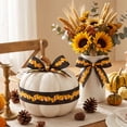 thumbnail image 6 of Miwamany Fall Decor, Candy Corn Wired Ribbon 2.5 in x 179.9 in, Thanksgiving Wreath Bow Craft for Gift Wrapping Home Decor DIY Roll, 6 of 6