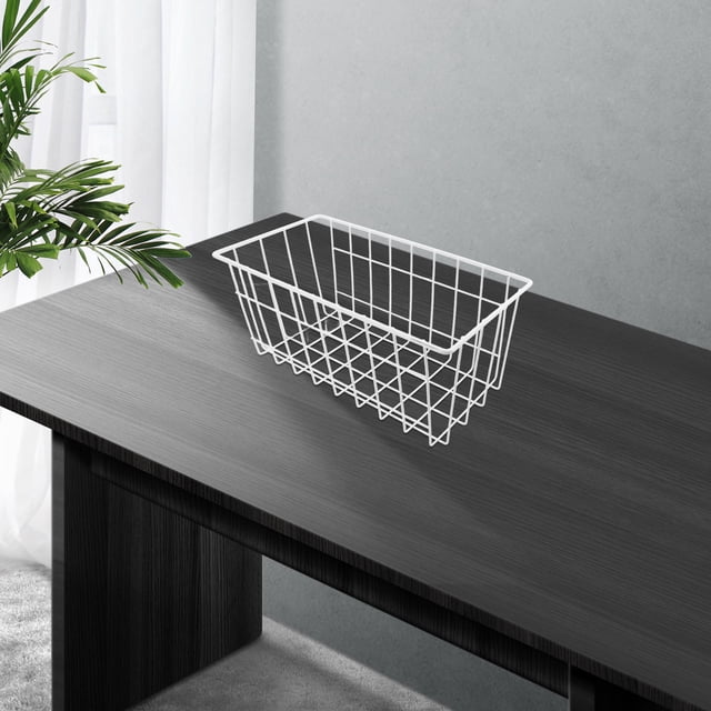 SHOWERORO Freezing Box Wall-Mounted Freezer Storage Basket Iron Space-Saving Kitchen Use 1Set