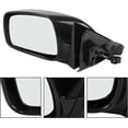 thumbnail image 5 of LABLT Power Door Side Mirror Right Passenger Non-Heated Gloss Black Replacement for 2007-2011 Camry Hybrid 8791006925 TO1321215, 5 of 6