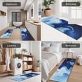 thumbnail image 5 of Blue Marble Flow Pattern Kitchen Rugs Sets Of 3,Kitchen Runner Rugs Non Skid Washable,Decorative Kitchen Floor Mats for Kitchen,Sink,Laundry,17"x30"+ 17"x47" + 17"x59", 5 of 6