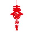 thumbnail image 2 of Chinese New Year Red Fu Hanging Pendant Fu character Ornament Spring Festival Home Office Restaurant Decoration, 2 of 5