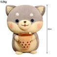 thumbnail image 3 of Perro de peluche de dibujos , juguetes para bebés, ños, , sosteendo de burbujas, juguete suave para abrazar, sofá, cojín, 20 centímetros Hugo Muñecos de peluche, 3 of 10
