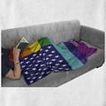 thumbnail image 6 of Pride Soft Flannel Fleece Blanket, Mixed Flag Design American and LGBT Gay Lesbian Parade Rainbow Peace and Pride Themed, Cozy Plush for Indoor and Outdoor Use, 50" x 70", Multicolor, by Ambesonne, 6 of 6