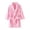 Pink, variant on Vrotazzy Girls' Sleepwear Print Bathrobes Hooded Warm Flannel Night Cute Pajamas,9-10 Years