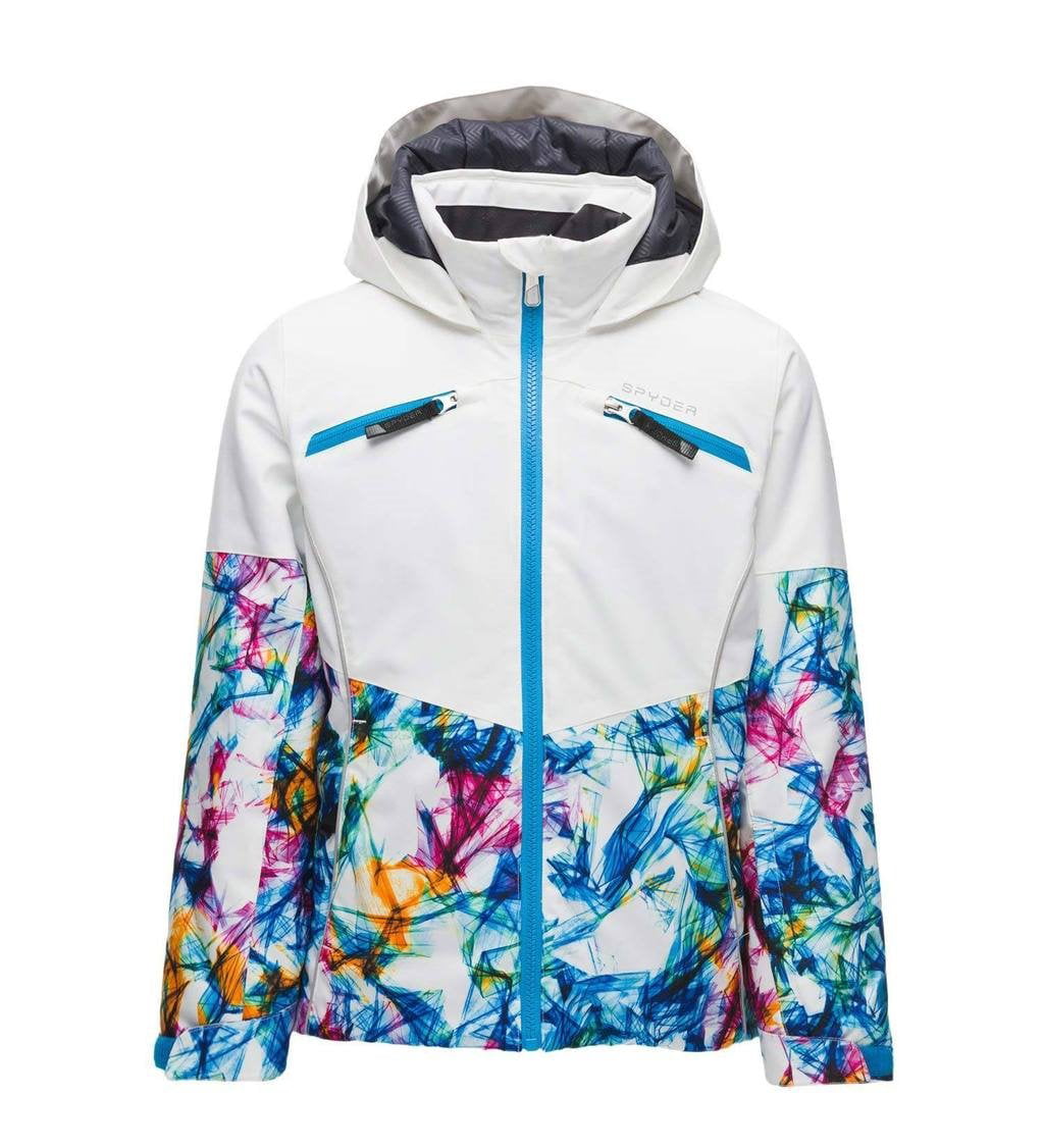 Spyder Youth Girls Channel Puffer Jacket With Hood Color Options 