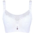 thumbnail image 3 of eczipvz Women'S Lingerie Dry Running Underwear Woman Shockproof Size L with String Bras Quick Fitness White,40C, 3 of 4
