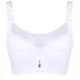 thumbnail image 4 of Gibobby Sujetador deportivo sin aros de talla grande para mujer Brasier mujer(Blanco,38C), 4 of 5