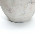 thumbnail image 5 of LuxenHome Multi Gray and White Terracotta 11-Inch Tall Vase with Handles, 5 of 7