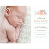 Precious Blooms Standard Baby Announcement