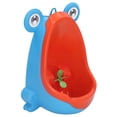 thumbnail image 3 of Urinario infantil divertido con objetivo de puntería, de plástico, montado en la pared, para entrenamiento de orinal, para niños pequeños, color azul, 3 of 14