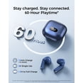 thumbnail image 2 of Wireless Earbuds, Bluetooth 5.4 Headphones, 60H Long Playtime, LED Digital Charging Case, IPX7 Waterproof Sports Earphones, Noise Isolation, Compatible with iPhone Android for Workout Travel, 2 of 8