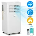 thumbnail image 2 of Winado WiFi Enabled 7100BTU (9000 BTU ASHRAE) Portable Electric Air Conditioner w/ Cooler, Dehumidifier, Fan, Exhaust Hose, Window Seal, Remote, 2 of 9