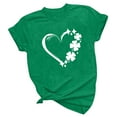 thumbnail image 5 of Crop Top Dgankt Women's St. Patrick's Day Short Sleeve T-Shirt Letter Printed Solid Color Tops Short Sleeve Crew Neck Shirts, 5 of 5