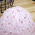thumbnail image 6 of Newborn Baby Girls Kids Summer Princess Infant Floral Print Sun Cap Cotton Bucket Hat, 6 of 6