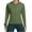 #022-Army Green, variant on Women's Full Zip Hooded Sun Protection Hoodie, Solid Color Long Sleeve Lightweight Athletic Top with Watch Cuff, Quick Dry Shirt for Sports